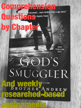 Preview of God's Smuggler Ch 1-5 Questions, Research Activities & Answer Key