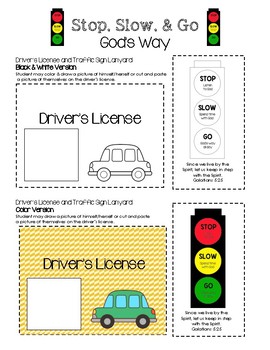 God's Traffic Light - Stop, Slow, and Go God's Way