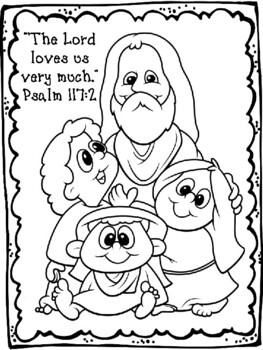 God's love coloring pages by JannySue  Teachers Pay Teachers