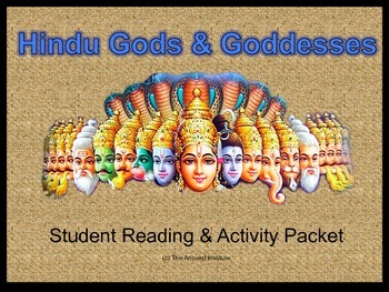 Preview of Gods & Goddesses of Hinduism Bundle:  In-Person, Online, or Distance Learning