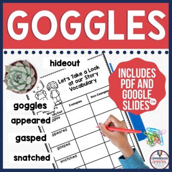 Preview of Goggles by Ezra Jack Keats Activities Anti-Bullying Social Emotional Learning