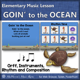 Elementary Music & Orff Lesson Goin' to the Ocean Instrume