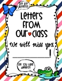 Going Away Letters - Moving Student Gift - Book