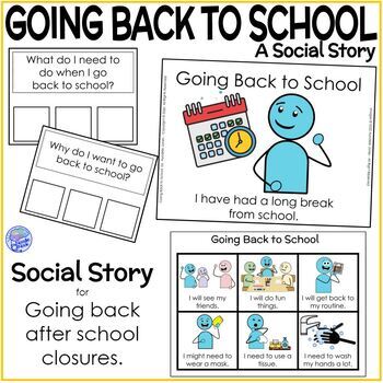 Going Back To School Story by Autism Little Learners