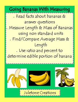 Preview of Going Bananas With Measuring
