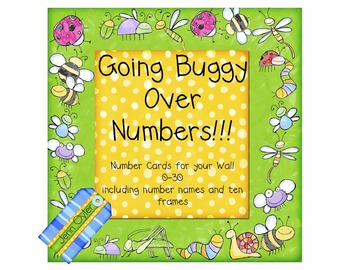 Preview of Going Buggy Over Numbers - Insect Theme Numbers 0-30 Posters
