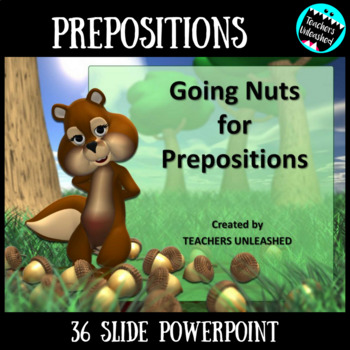 Preview of Prepositions PowerPoint Lesson