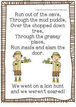 Going On A Lion Hunt Song! by Neha Chopra | Teachers Pay Teachers