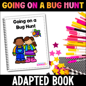 Preview of Bug Hunt Adapted Book for Special Education Adaptive Insect Circle Time Activity