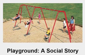 Preview of Going Out to Playground: A social story