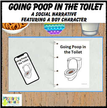 Preview of Going Poop in the Toilet - featuring a boy character