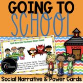 Going To School Social Narrative / Power Cards / Superhero Theme