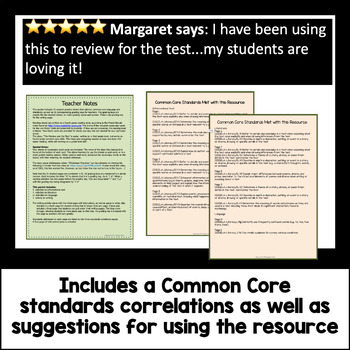 4th grade reading common core worksheets plus tpt easel by dragons den