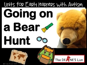 Preview of ABLLS-R ALIGNED UNITS for Early Learners with Autism: Going on a Bear Hunt Theme