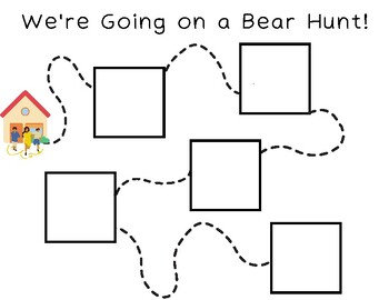 Preview of Going on a Bear Hunt - Visual Map!
