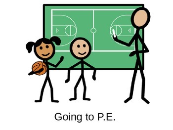 Preview of Going to P.E. Social Story