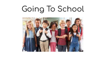 Preview of Going to School Social Story 