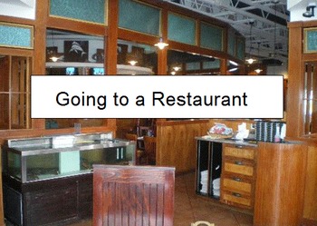 Preview of Going to a Restaurant Life Skills Community Based Instruction