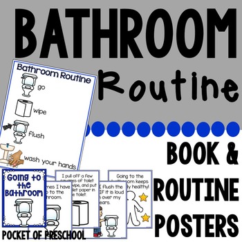 Preview of Going to the Bathroom Read Aloud Book, Routine Posters, & Parent Reminder Notes