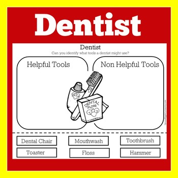 Dental Health Printable Worksheet by Green Apple Lessons | TpT