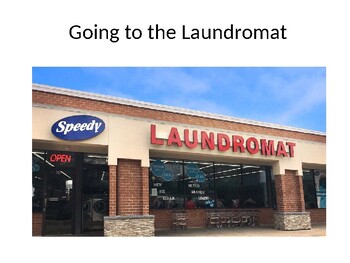 Preview of Going to the Laundromat Social Story