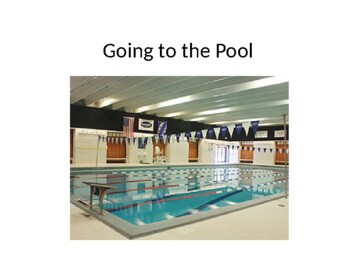 Preview of Going to the Pool Social Story