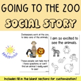 Going to the Zoo Social Story | Zoo Rules | What to Expect