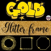 Gold Border Frames Clip Art Printable - Clip Art for comme