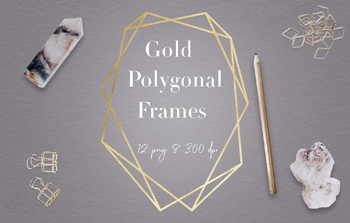 modern gold frame