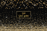 Gold Glitter Borders