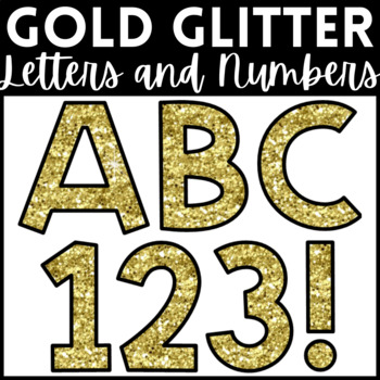 Glitter Bulletin Board Letters Bundle