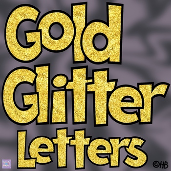 Glitter Bulletin Board Letters Bundle