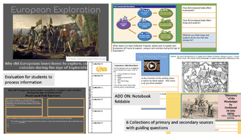 Preview of Gold, God, Glory, what else? European Exploration DBQ Inquiry