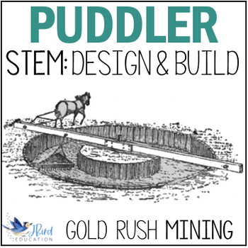 Preview of Gold Rush STEM Activity The Puddler Colonial Life