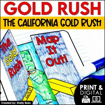 Preview of The Gold Rush Activities | California History | DIGITAL and PRINTABLE