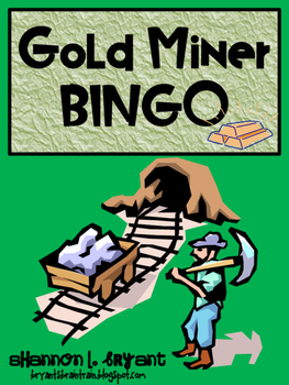 Preview of Gold Rush BINGO Game