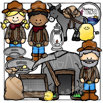 Mining Gold Rush Clipart By Teaching In The Tongass Tpt