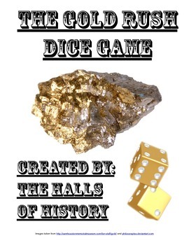 Preview of Gold Rush Dice Game