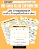 Gold Rush Experiment: Simulation with Reading and Comprehe