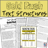 Gold Rush Nonfiction Text Structure SubPlans Westward Expansion 
