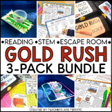 Gold Rush Reading and Escape Room Bundle