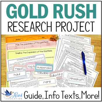 Preview of Gold Rush Research Project | Colonial Life in Australia