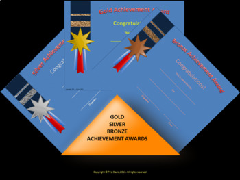 Preview of Gold Silver Bronze Achievement Awards