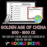 Golden Age of China Task Cards DISTANCE LEARNING
