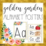 Golden Garden Alphabet Posters/Word Wall Headers