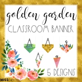 Golden Garden Classroom Banner