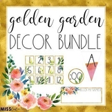 Golden Garden Classroom Decor Bundle