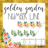 Golden Garden Number Line