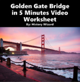 Golden Gate Bridge in 5 Minutes Video Worksheet