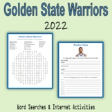 Golden State Warriors 2022 - Internet Activities & Word Searches